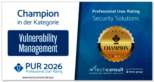 Professional User Rating Award in der Kategorie Vulnerability Management