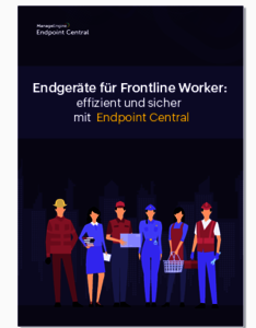 Titelseite E-Book: Endgeräte für Frontline Worker