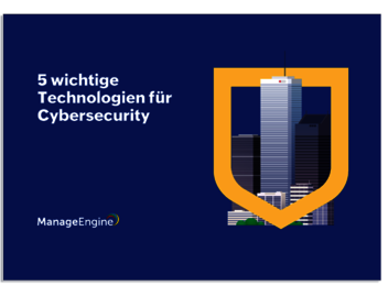 Titelbild E-Book: Die 5 wichtigsten Technologien für Cybersecurity Titelbild E-Book: Die 5 wichtigsten Technologien für Cybersecurity