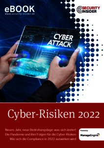 Ebook: Cyber Risiken 2022 und Tipps von ManageEngine zur Absicherung des Active Directory
