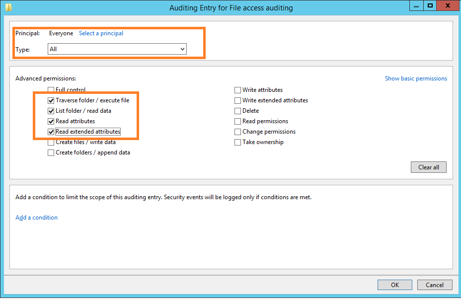 Active Directory: Überwachungseintrag Dateizugriffe