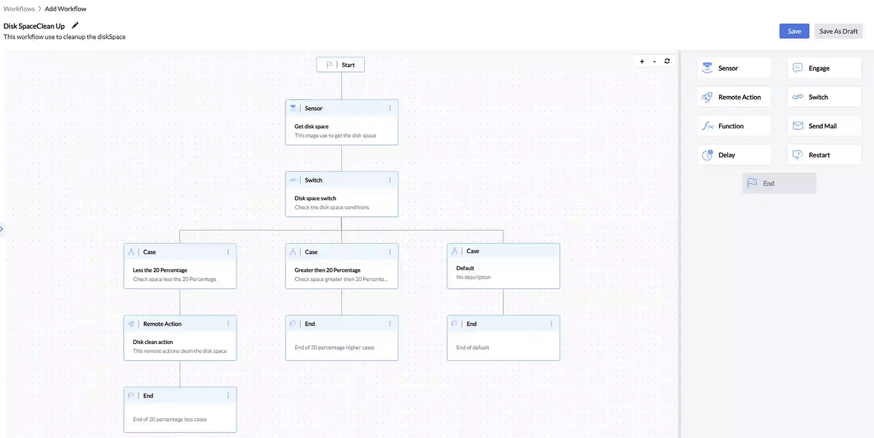 Screenshot DEX Manager Plus: Workflow Builder