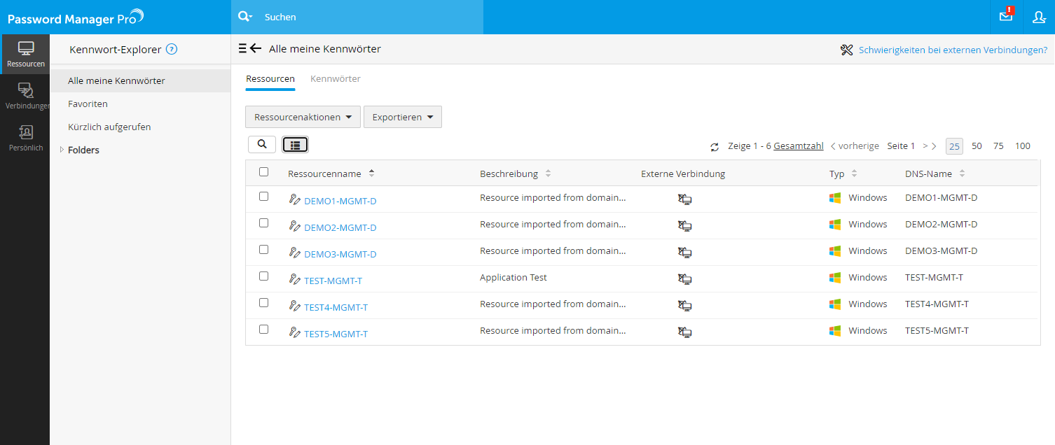 Screenshot Password Manager Pro: Alle meine Kennwörter