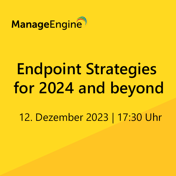 LinkedIn Live-Event: „Endpoint Strategies for 2024 and beyond“